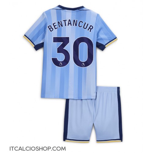 Tottenham Hotspur Rodrigo Bentancur #30 Seconda Maglia Bambino 2024-25 Manica Corta (+ Pantaloni corti)